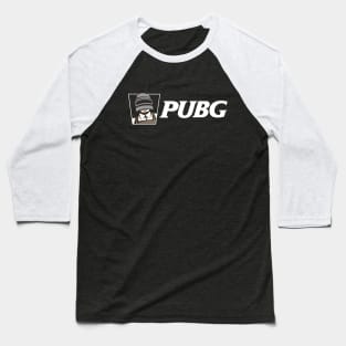 PUBG Chicken red background Baseball T-Shirt